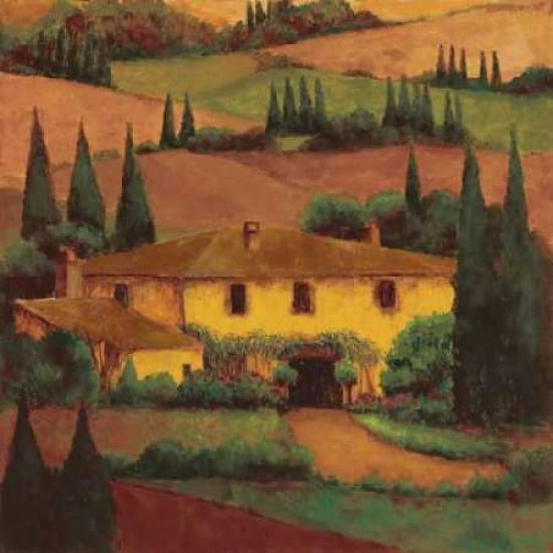 Posterazzi Tuscany Villa Canvas Art - Montserrat Masdeu (24 x 24)