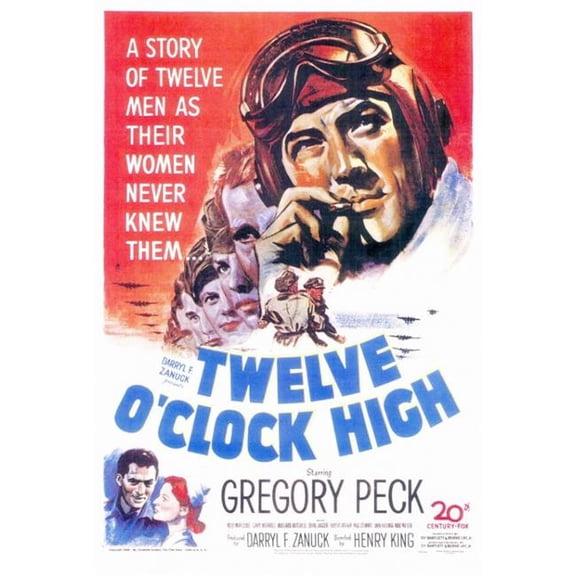 Posterazzi  Twelve O Clock High Movie Poster - 27 x 40 in.