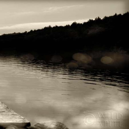 Posterazzi Twilight Dock IV Canvas Art - Sue Schlabach (24 x 24)