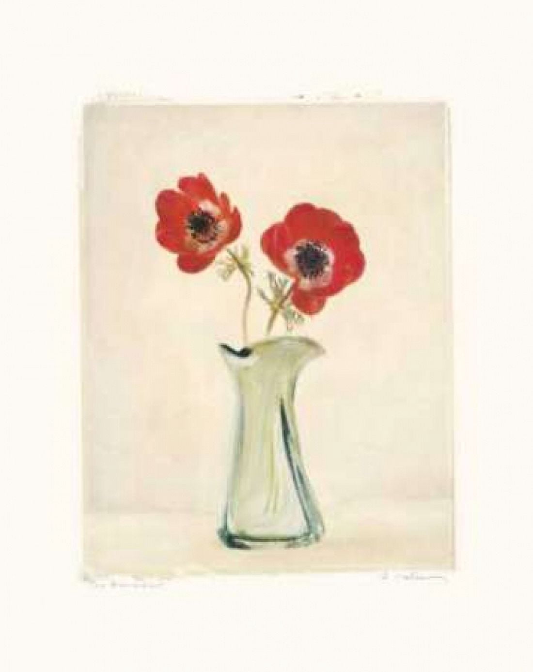 Posterazzi Two Anemones Canvas Art - Amy Melious (22 x 28)