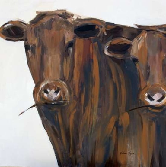 Posterazzi Two Cows Canvas Art - Melissa Lyons (24 x 24)