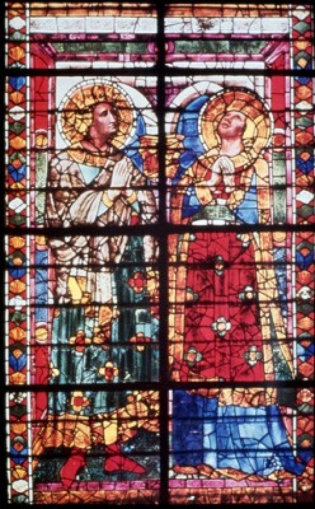 Posterazzi Two Saints Lorenzo Ghiberti (c1378-1455Italian) Florence Cathedral Canvas Art - Lorenzo Ghiberti (24 x 36)