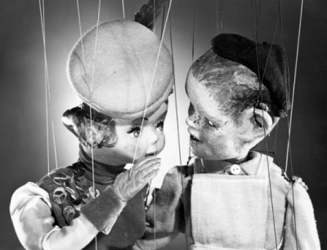Posterazzi Two marionettes Canvas Art - (24 x 36)