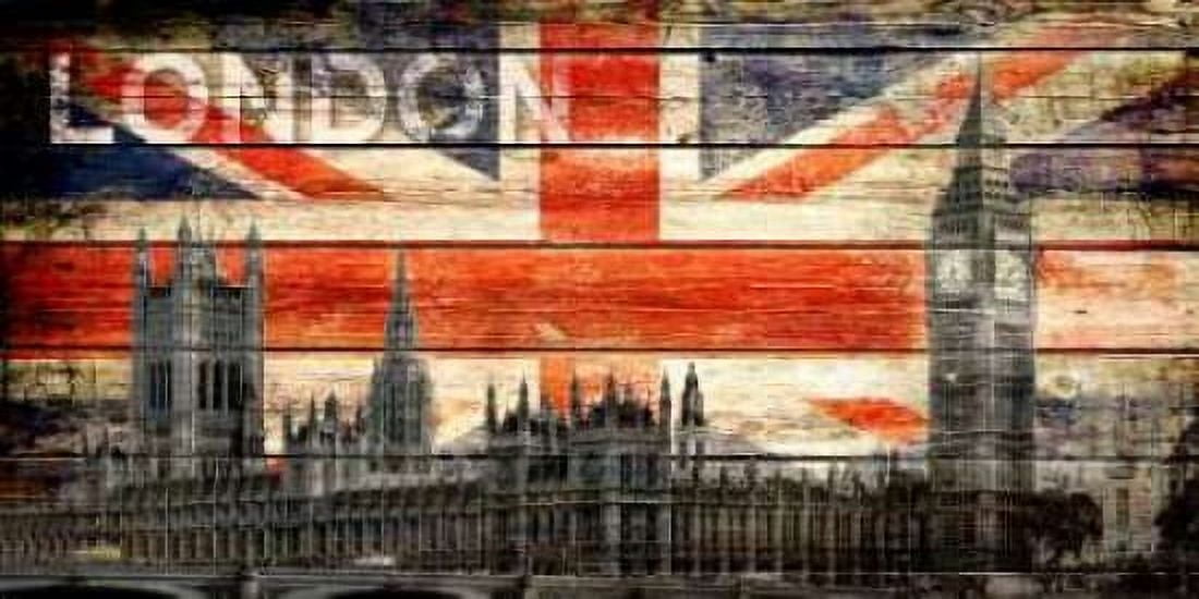 Posterazzi UK Collage 2 Canvas Art - John H Robins (24 x 48)