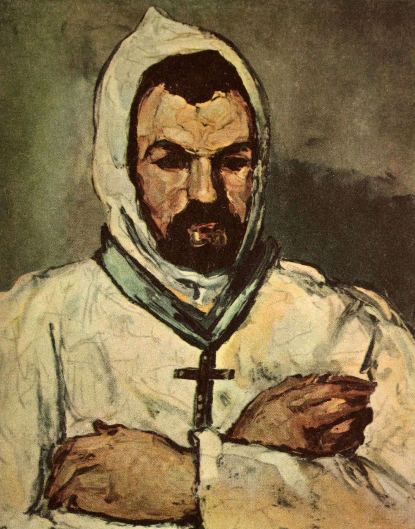 Posterazzi Uncle Dominic as a Monk 1866 Canvas Art - Paul Czanne (24 x 36)