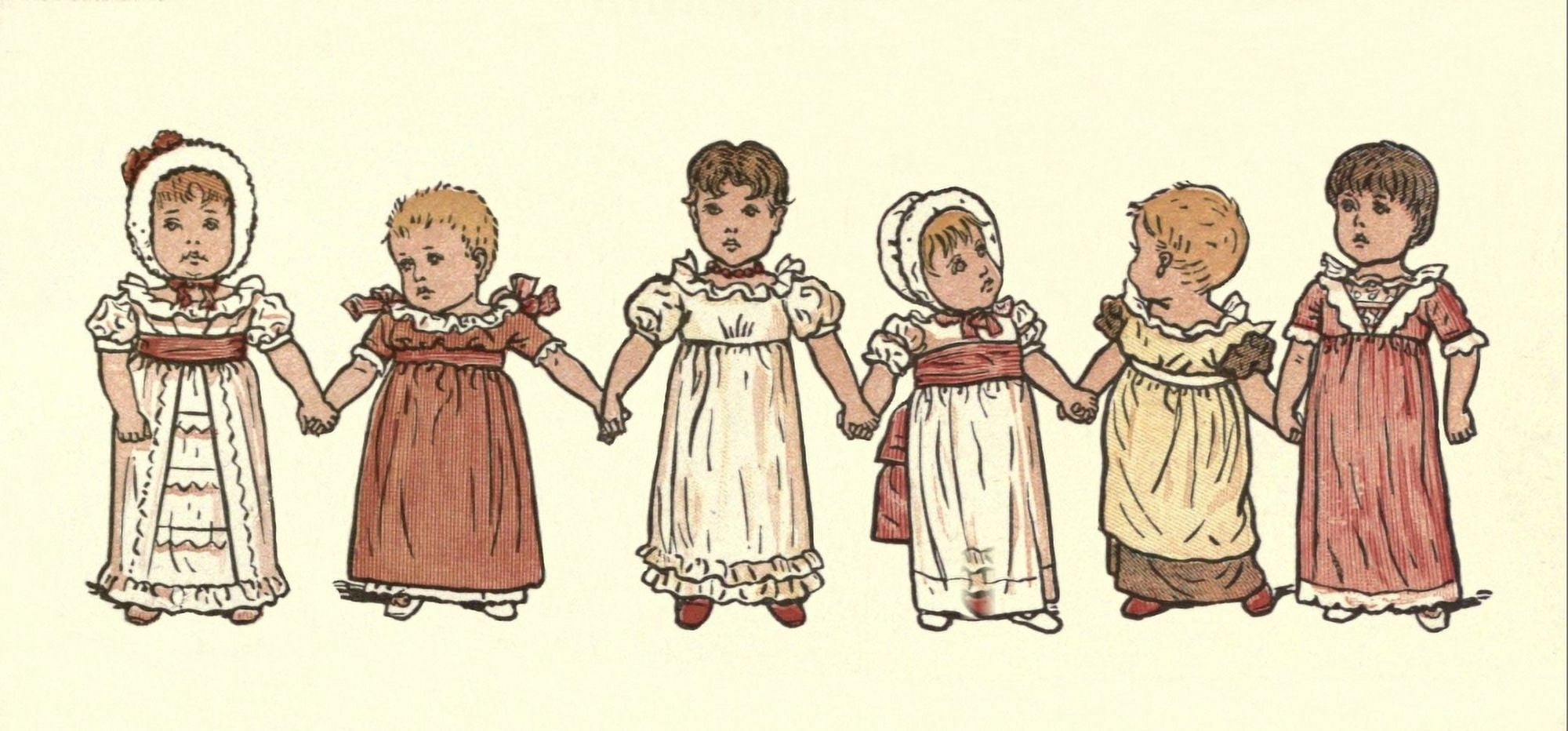 Posterazzi Under the Window 1879 Children Canvas Art - Kate Greenaway (24 x 36)