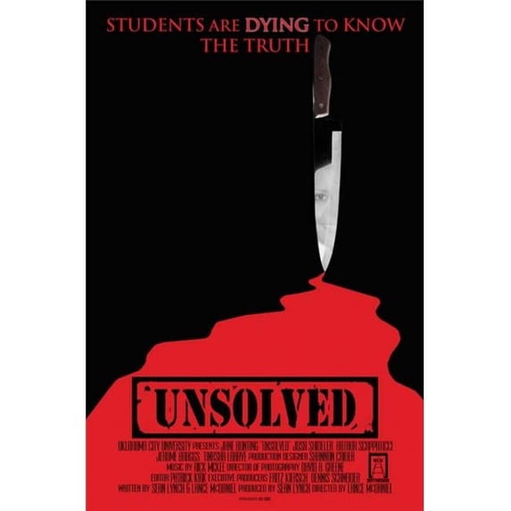 Posterazzi Unsolved Movie Poster - 27 x 40 in.