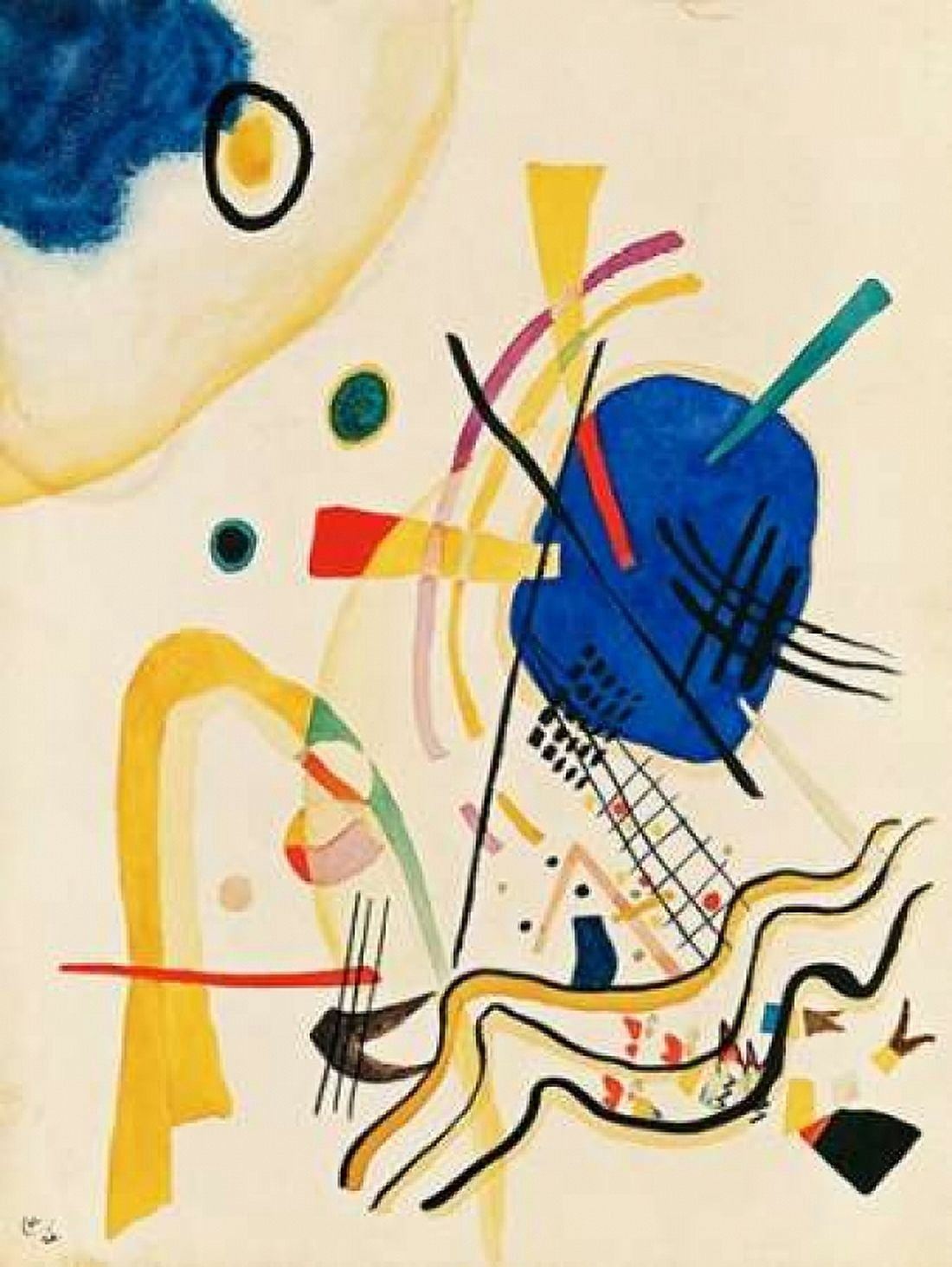 Posterazzi Untitled Canvas Art - Wassily Kandinsky (22 x 28)