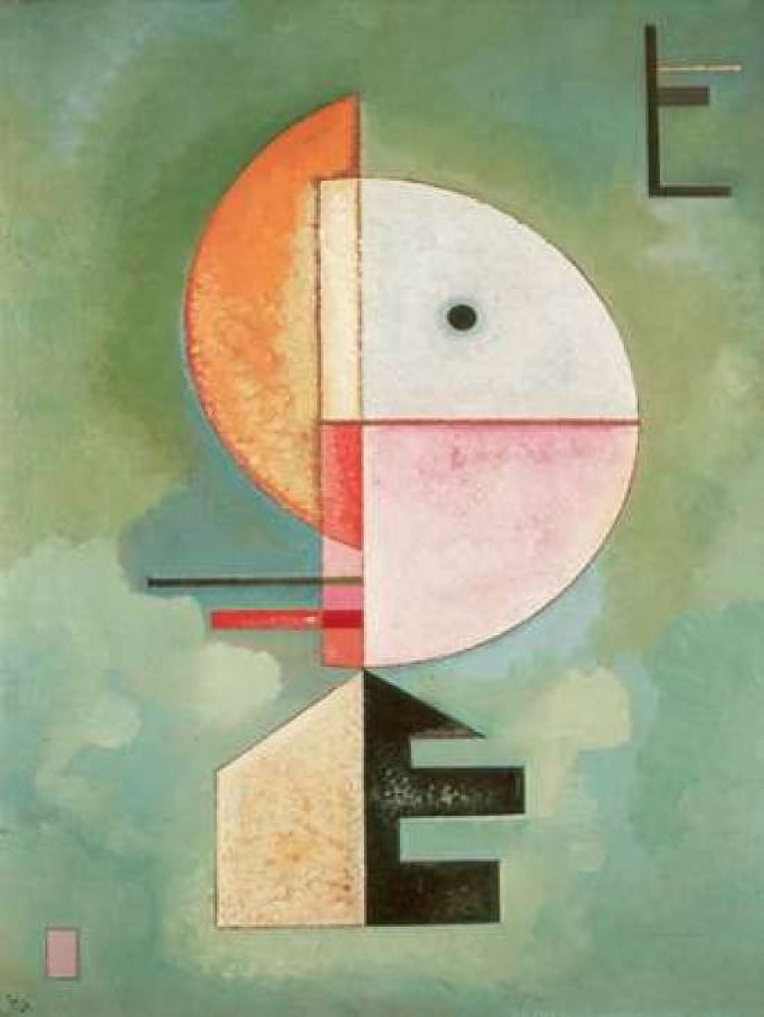 Posterazzi Upward Canvas Art - Wassily Kandinsky (22 x 28)