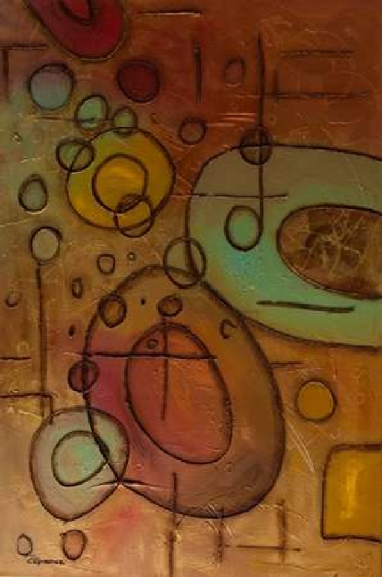 Posterazzi Urban Abstract Canvas Art - Carmen Guedez (24 x 36)