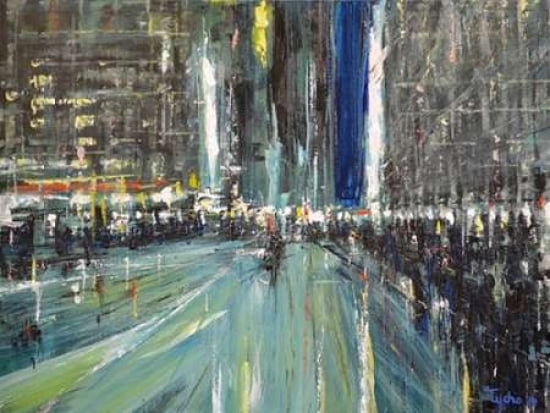 Posterazzi Urban Rhapsody #7 Canvas Art - David Tycho (18 x 24)