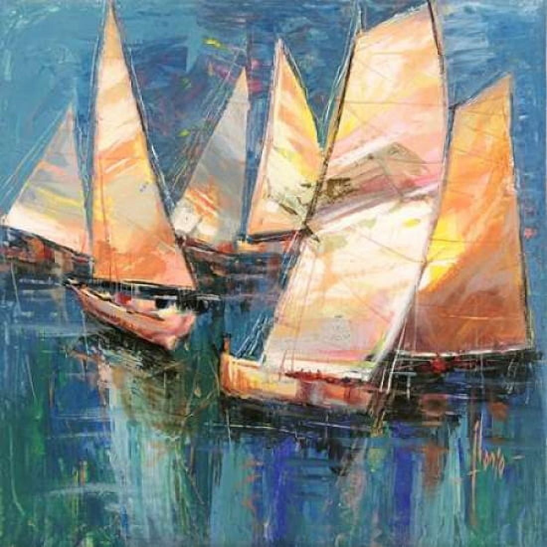 Posterazzi Veleggiando Canvas Art - Luigi Florio (24 x 24)