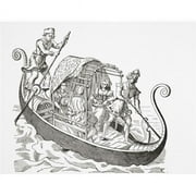 Posterazzi  Venetian Gondola. From the Grand Procession of the Doge of Venice Attributed to Poster Print - 32 x 24