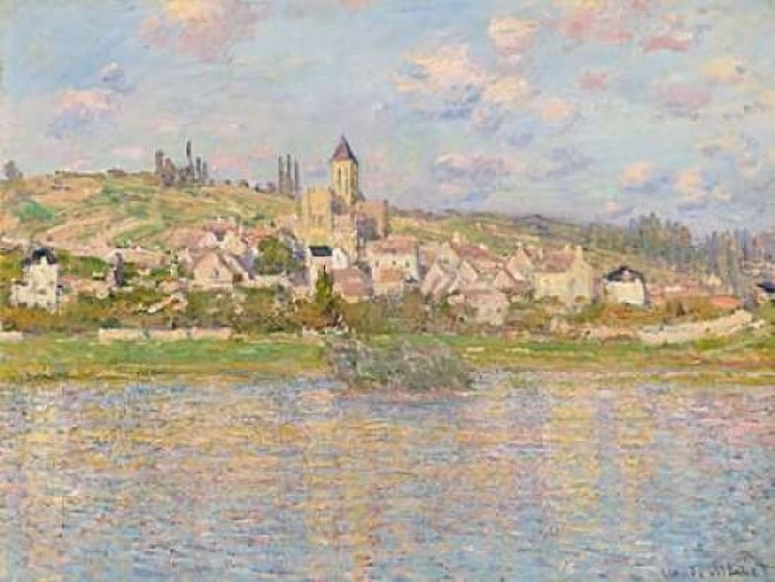 Posterazzi Vetheuil Canvas Art - Claude Monet (22 x 28)