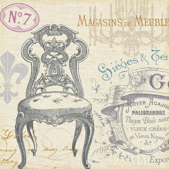 Posterazzi Victorian Vintage I Canvas Art - Pela Studio (24 x 24)