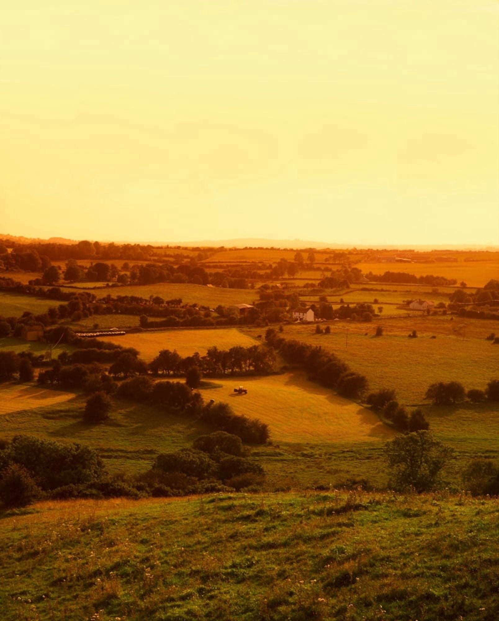 Posterazzi View From Uisneach Mullingar Co Westmeath Ireland Canvas Art - The Irish Image Collection Design Pics (26 x 34)