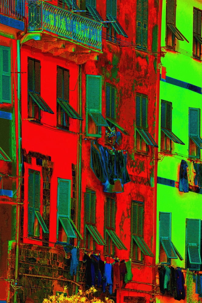 Posterazzi View Of Buildings In Italy Canvas Art - Carson Ganci Design Pics (22 x 34)