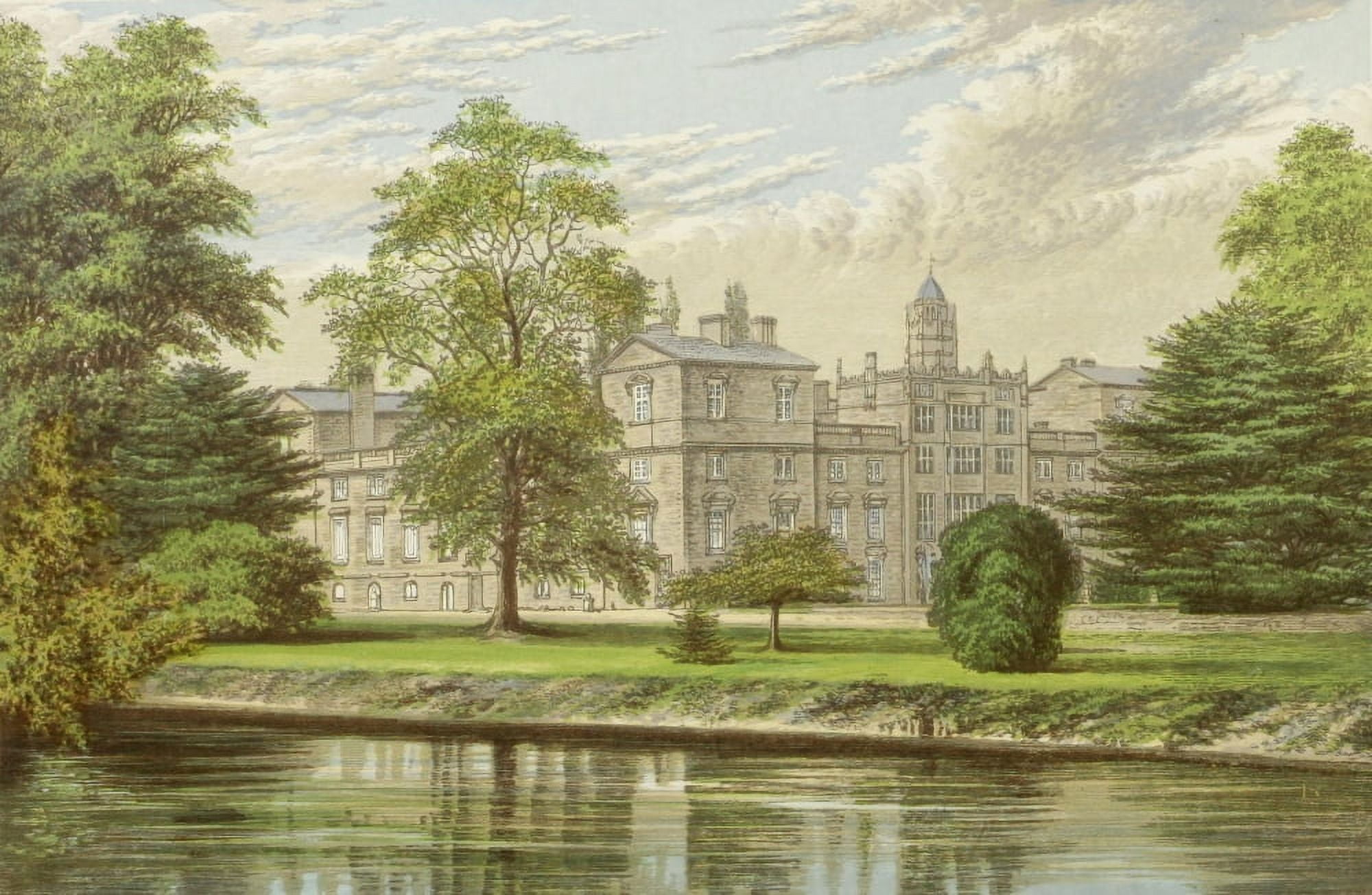 Posterazzi Views of Seats 1880 Wilton House Canvas Art - AF Lydon (24 x 36)