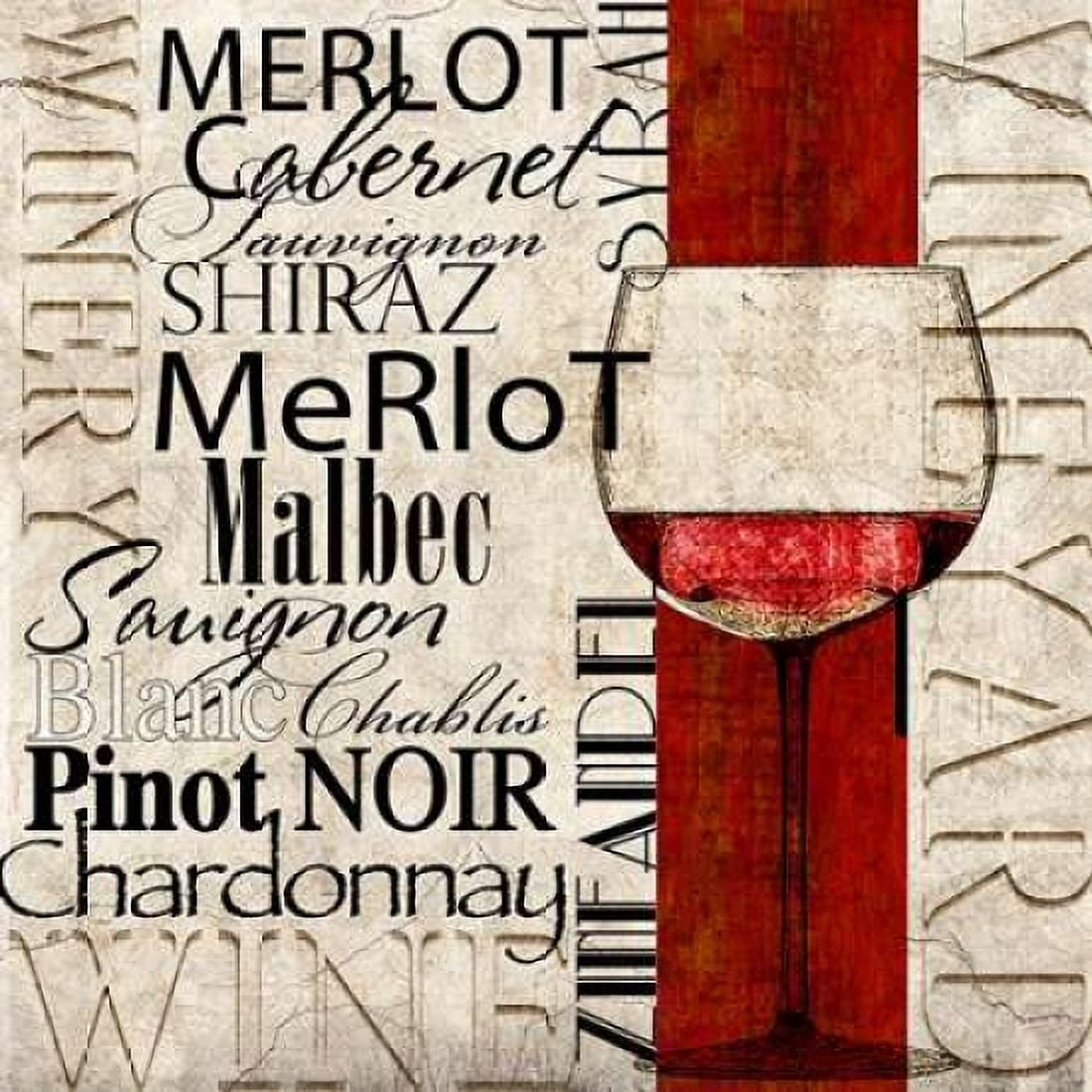 Posterazzi Vineyard Wineries Canvas Art - Lisa Wolk (24 x 24)