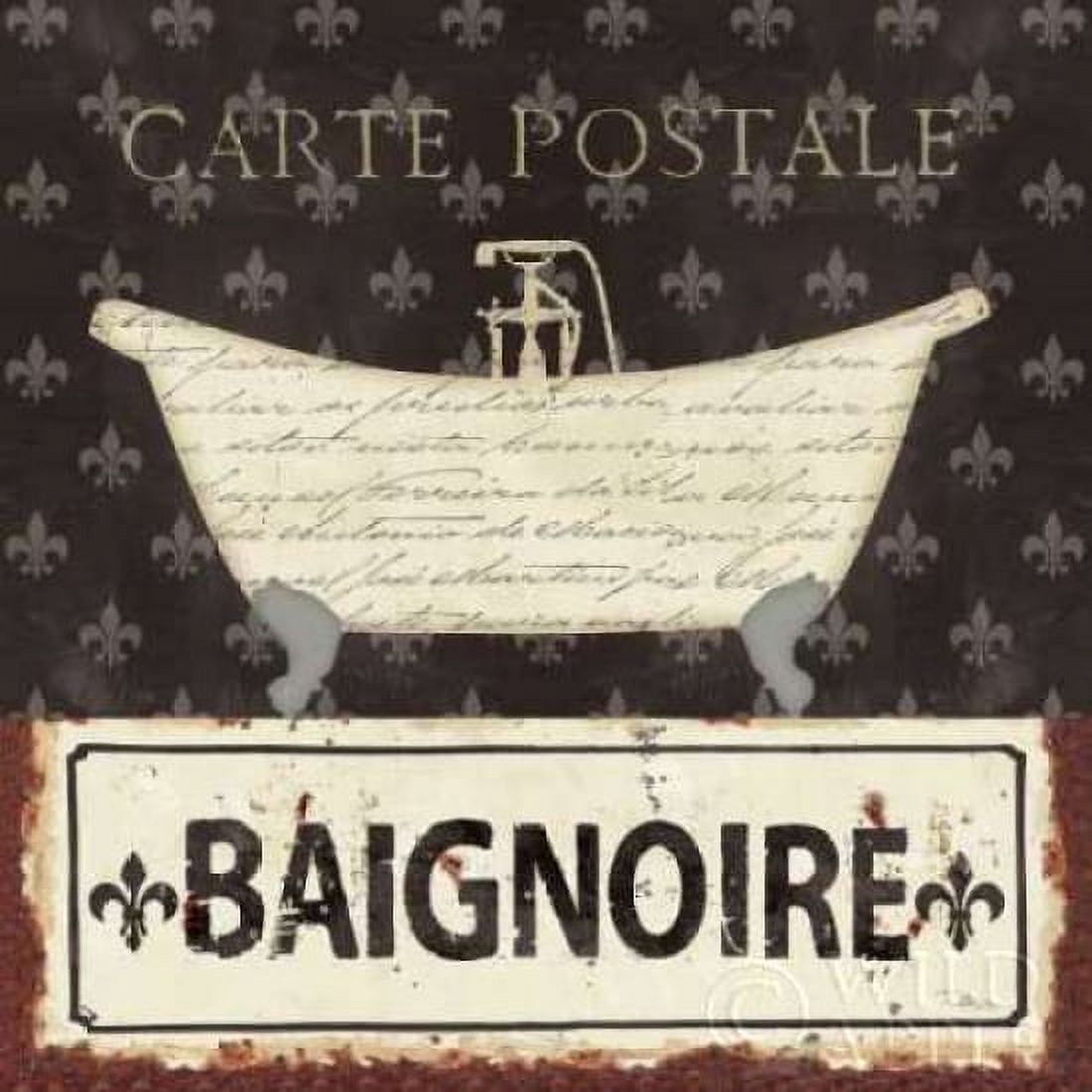 Posterazzi Vintage Bath V Canvas Art - Pela Studio (24 x 24)