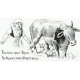 thumbnail image 1 of Posterazzi DPI12272359 Vintage Illustration of Baby Sucking Utters From Cow & Angry Mother From 19th Century Poster Print - 20 x 11 in., 1 of 3