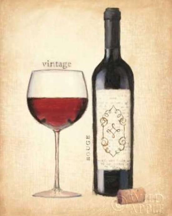 Posterazzi Vintage Rouge Canvas Art - Emily Adams (24 x 30)