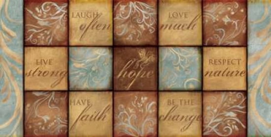 Posterazzi WORDS OF INSPIRATION Canvas Art - Artique Studio (10 x 20)