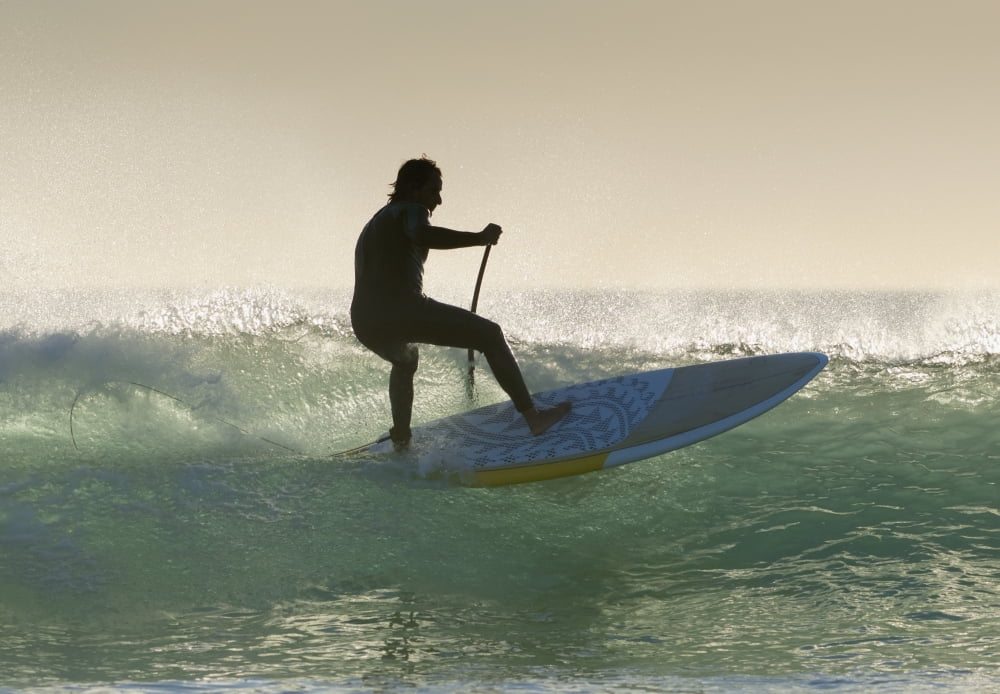 Posterazzi Wakeboarding Los Lances Beach Tarifa Spain Canvas Art - Ben Welsh Design Pics (36 x 24)