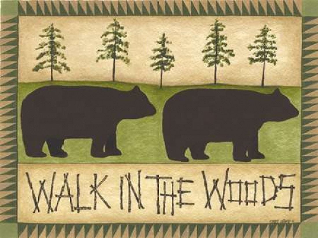 Posterazzi Walk in the Woods Canvas Art - Cindy Shamp (18 x 24)