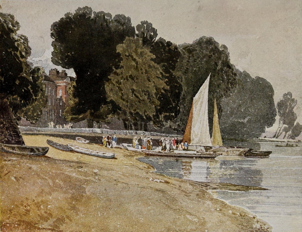 Posterazzi Walkers Quarterly 1926 Twickenham Canvas Art - John Sell Cotman (24 x 36)