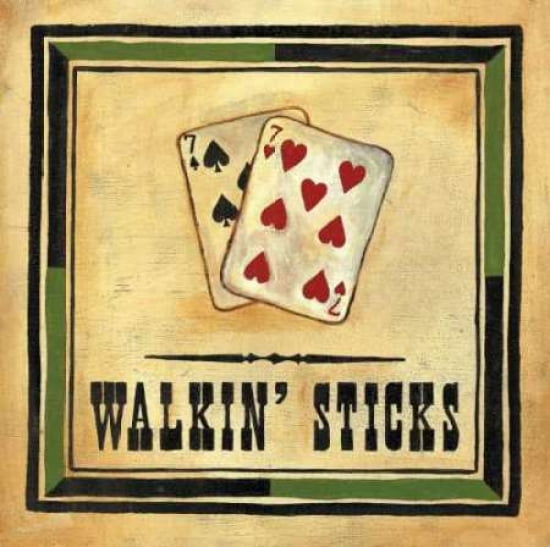 Posterazzi Walkin Sticks Canvas Art - Jocelyne Anderson-Tapp (24 x 24)