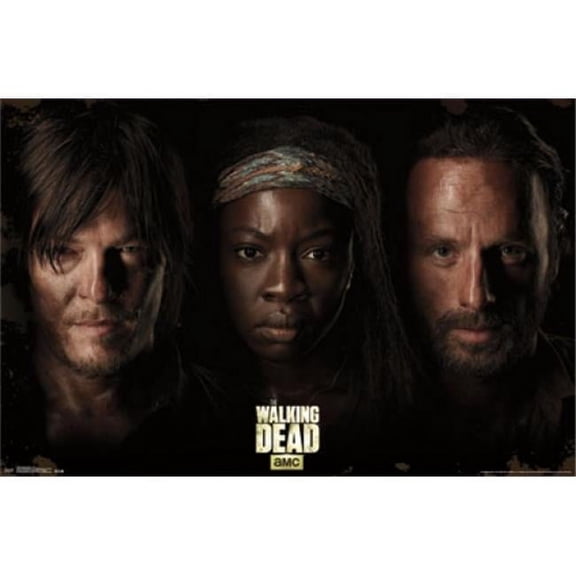 Posterazzi  Walking Dead - Trio Poster Print - 24 x 36 in.
