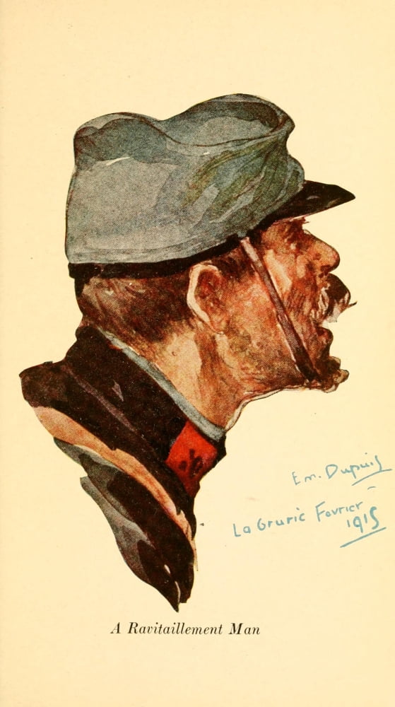 Posterazzi War Verses 1919 A Ravitaillement man Canvas Art - Xavier Sager (24 x 36)
