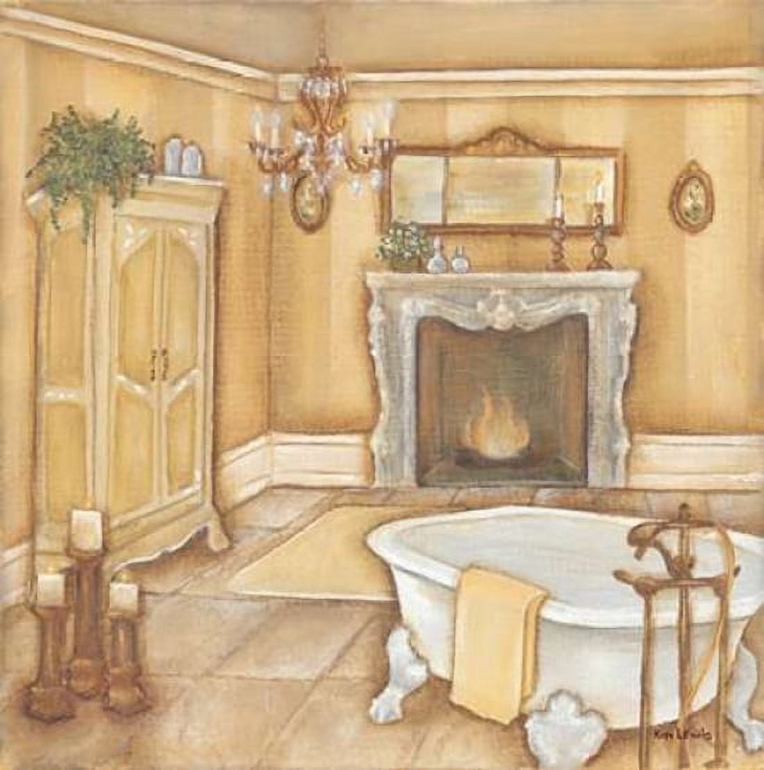 Posterazzi Warm Bath I Canvas Art - Kim Lewis (24 x 24)