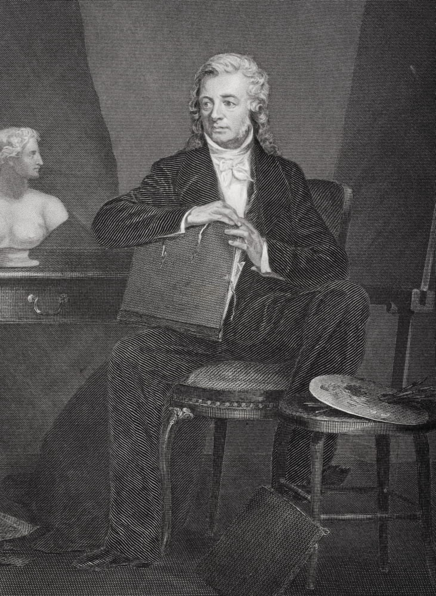 Posterazzi Washington Allston 1779 -1843 American Romantic Painter And Writer From Painting By Alonzo Chappel Canvas Art - Ken Welsh Design Pics (24 x 34)