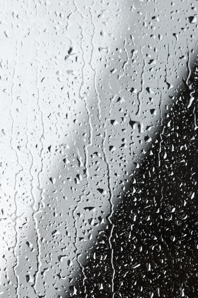 Posterazzi Water Drops On A Window Canvas Art - Ben Welsh  Design Pics (22 x 34)