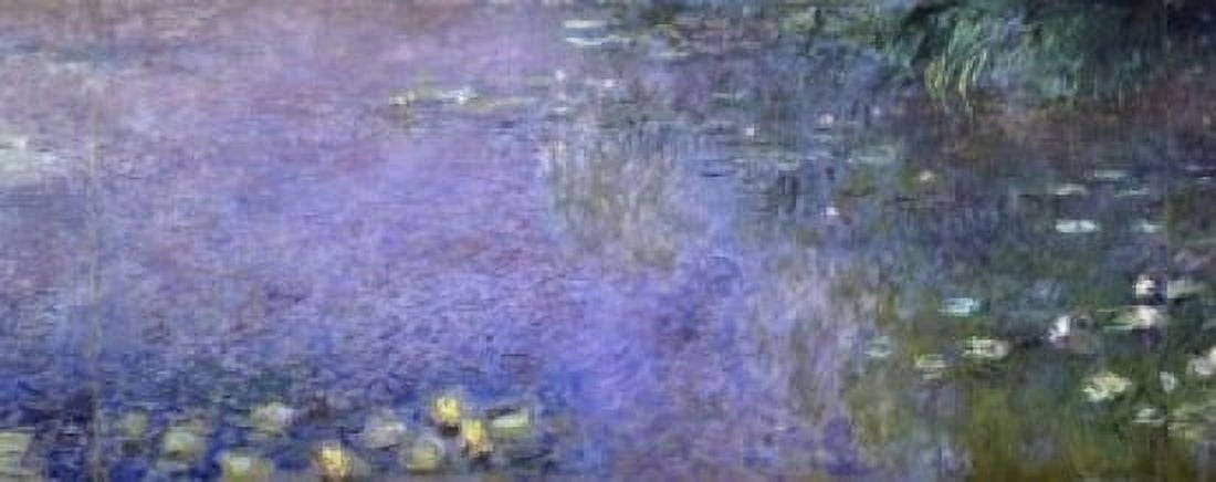 Posterazzi Water Lilies (Nympheas) Claude Monet (1840-1926French) Canvas Art - Claude Monet (24 x 36)