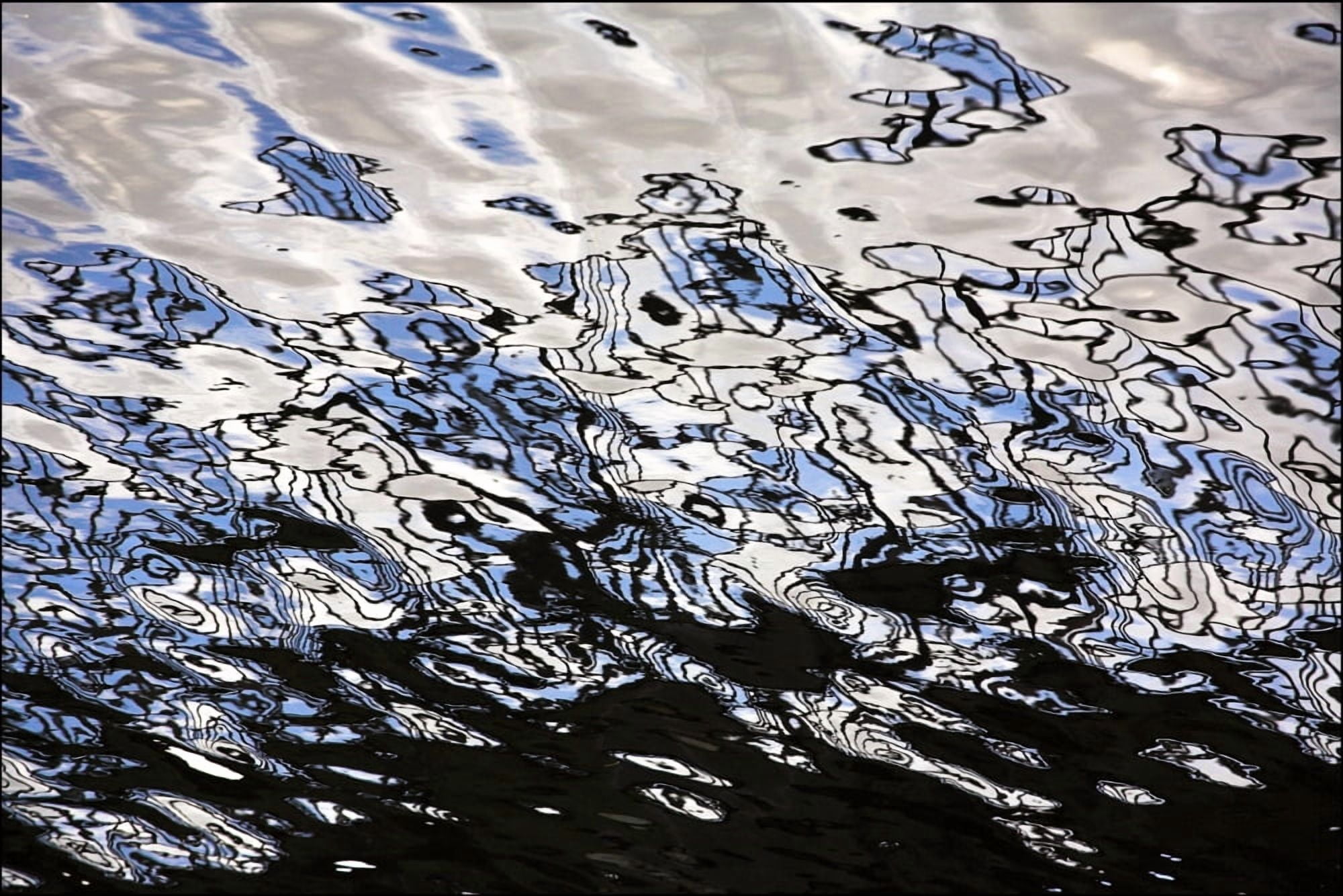 Posterazzi Water Reflections Canvas Art - Chris Upton Design Pics (34 x 22)