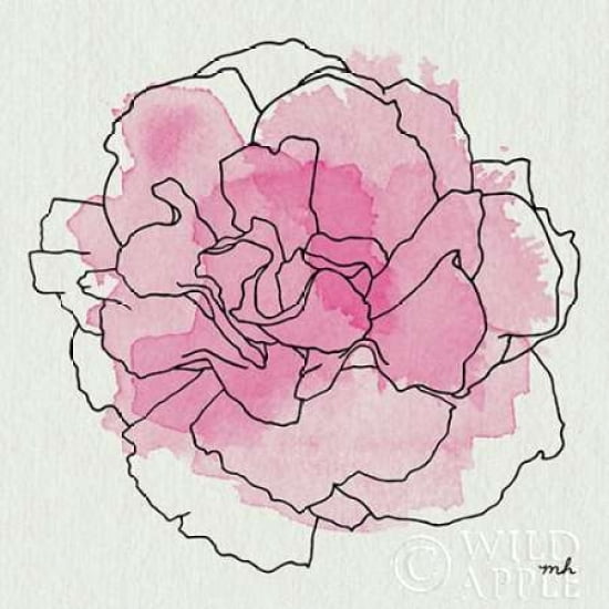 Posterazzi Watercolor Floral III Canvas Art - Moira Hershey (24 x 24)