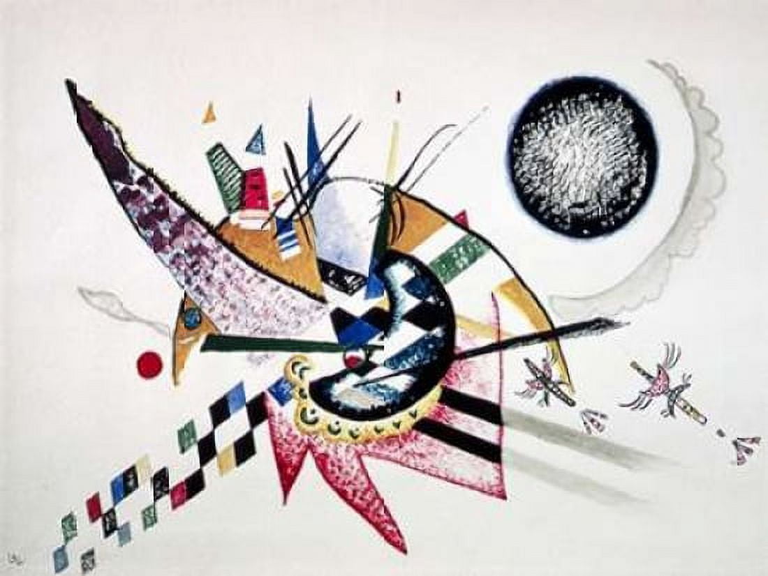 Posterazzi Watercolor Painting of Composition Canvas Art - Wassily Kandinsky (22 x 28)