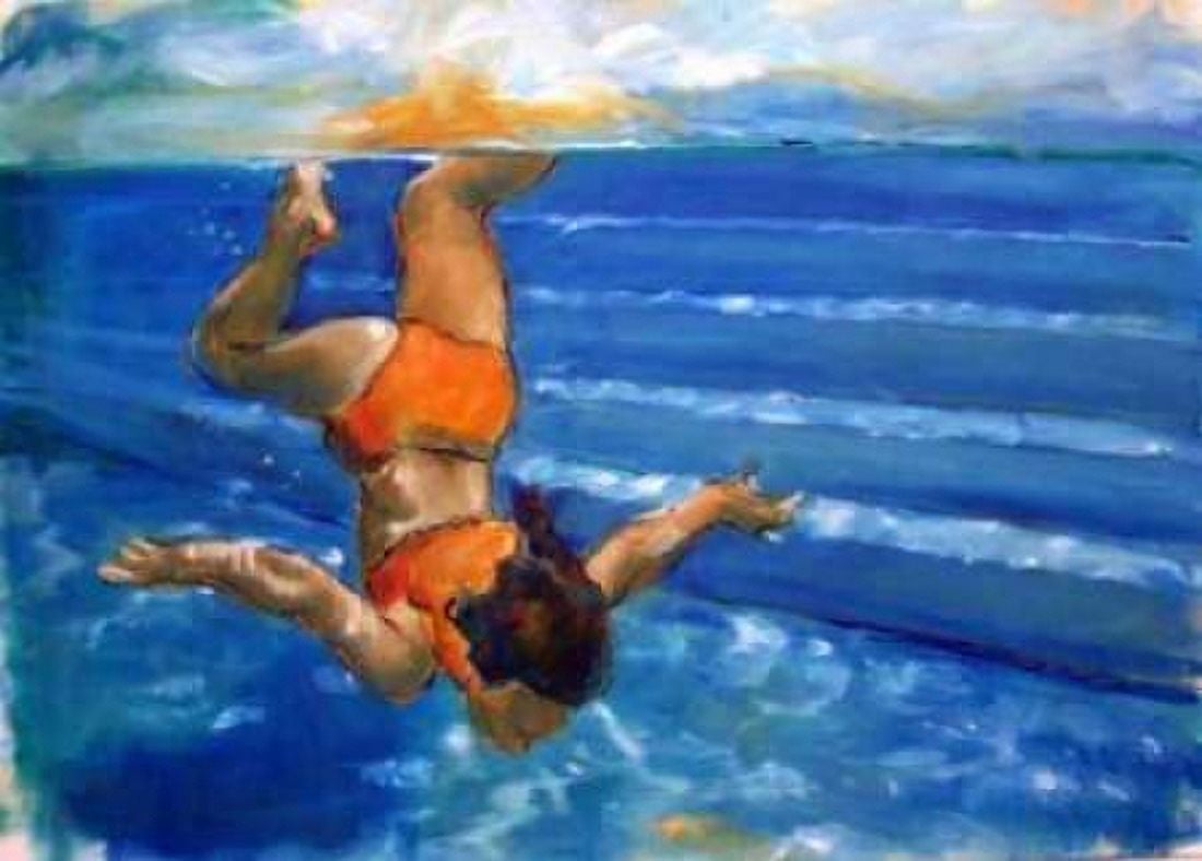 Posterazzi Watergirl Canvas Art - Kate Hoffman (20 x 28)