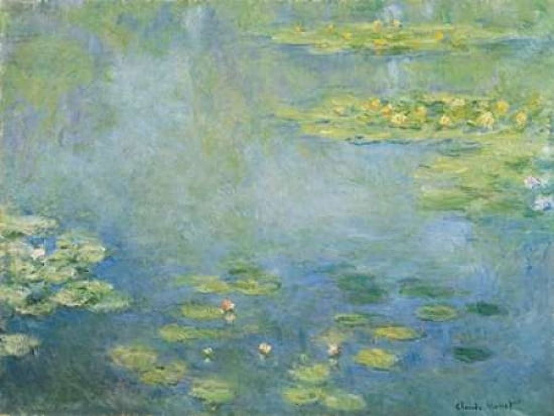 Posterazzi Waterlilies Canvas Art - Claude Monet (22 x 28)