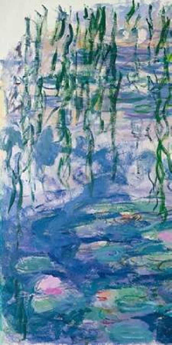 Posterazzi Waterlilies I Canvas Art - Claude Monet (10 x 20)