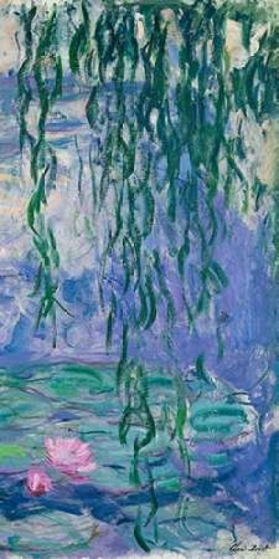Posterazzi Waterlilies III Canvas Art - Claude Monet (10 x 20)