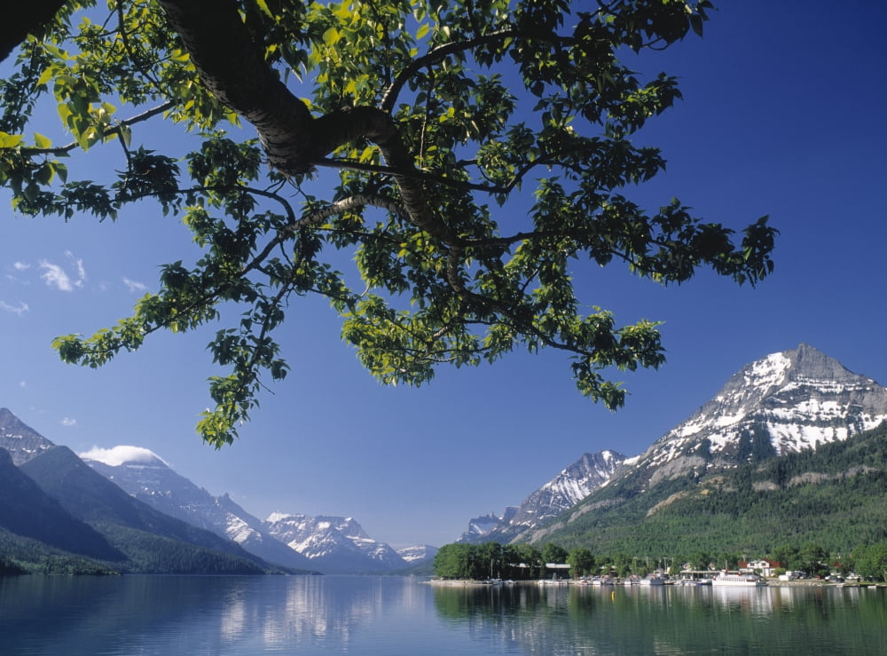 Posterazzi Waterton Lakes National Park Alberta Canada Canvas Art - Darwin Wiggett Design Pics (32 x 24)