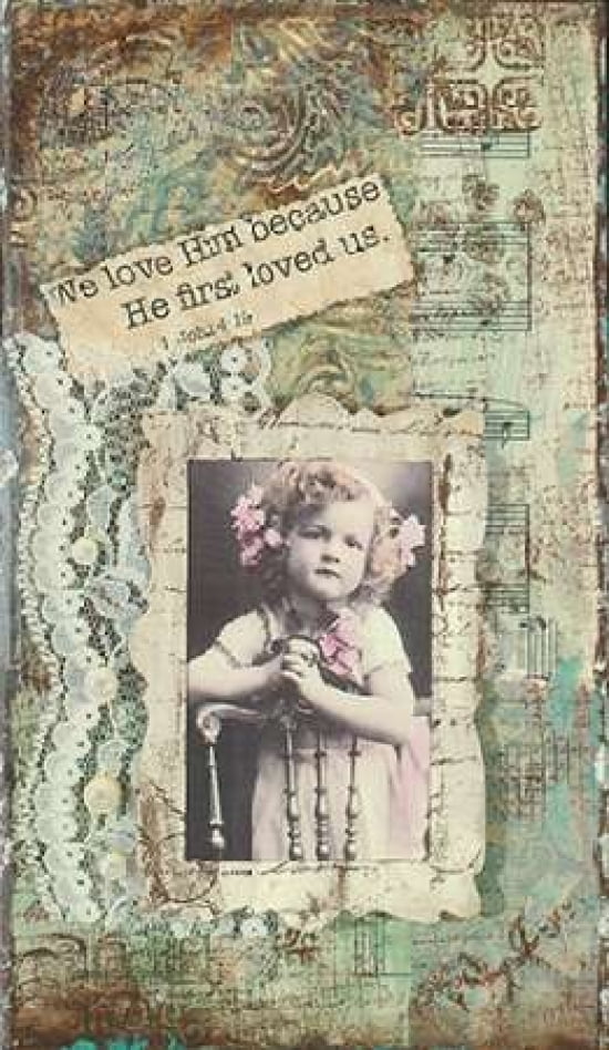 Posterazzi We Love Him Canvas Art - Cassandra Cushman (24 x 36)