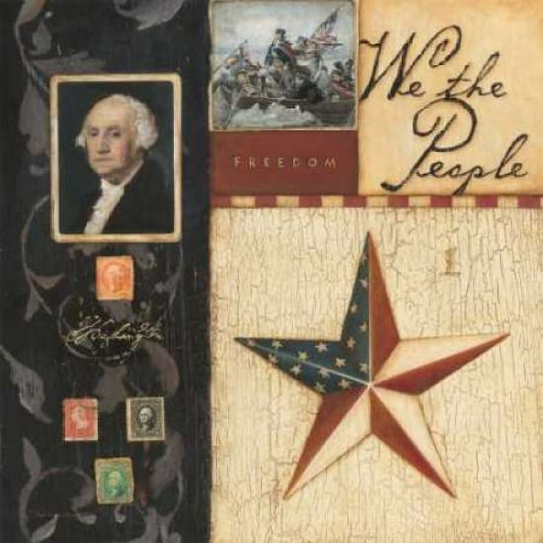 Posterazzi We the People Canvas Art - Stephanie Marrott (24 x 24)