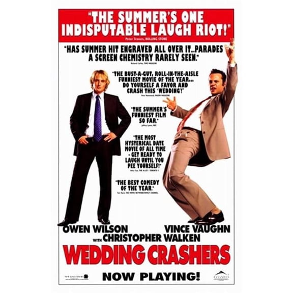 Posterazzi Wedding Crashers Movie Poster - 11 x 17 in.