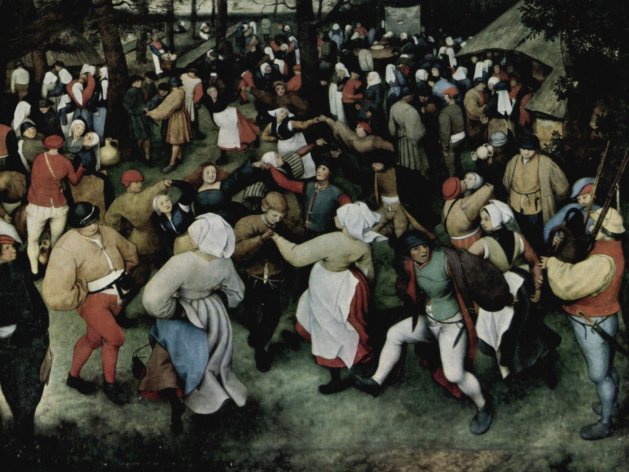 Posterazzi Wedding dance Canvas Art - Pieter Bruegel (24 x 36)
