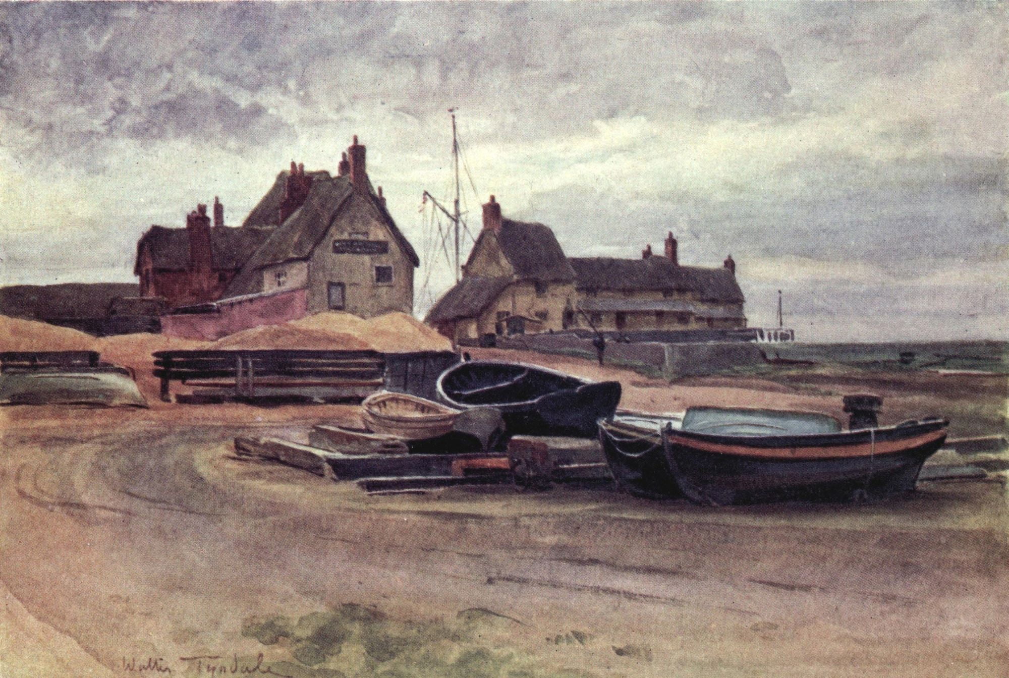 Posterazzi Wessex 1911 Bridport Arms Canvas Art - Walter Tyndale (24 x 36)